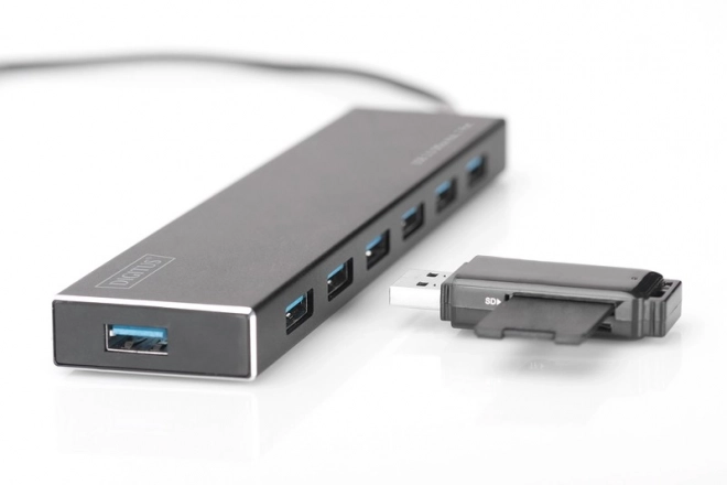 USB 3.0 hub s 7 portova, aluminijski