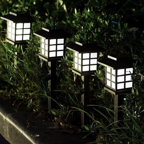 Solarne vrtne lampe LED – set 6x kućica