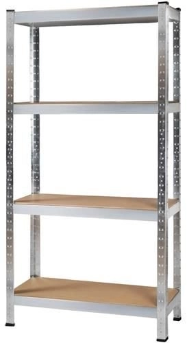 Metalni stalak s 4 police 150x75x30 cm