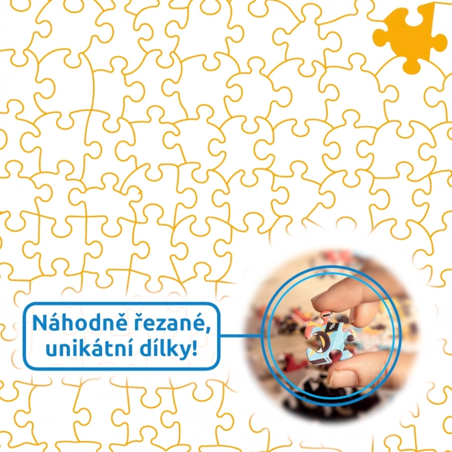 Puzzle Brain Tree Růžově prostřeno