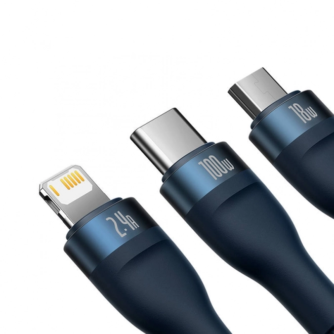Punjač kabel Baseus 3u1 s brzim punjenjem