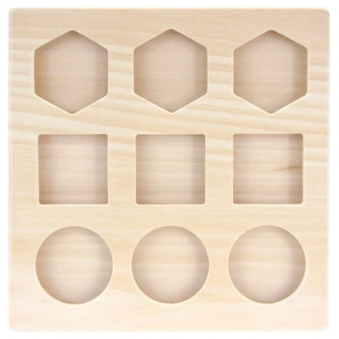 Bino Drvene puzzle geometrijski oblici