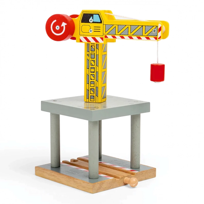 Bigjigs Rail Veliki žuti dizalica