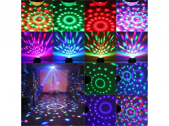 LED disko projektor s RGB svjetlosnim efektima