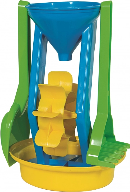 Androni set za pijesak s mlincem, visina 26 cm – Plava