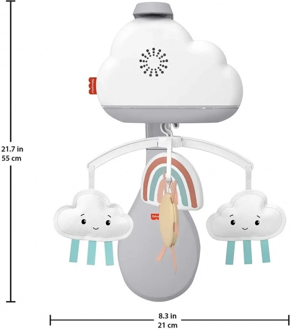 Fisher-Price Mobil iznad krevetića - kiša s duhom
