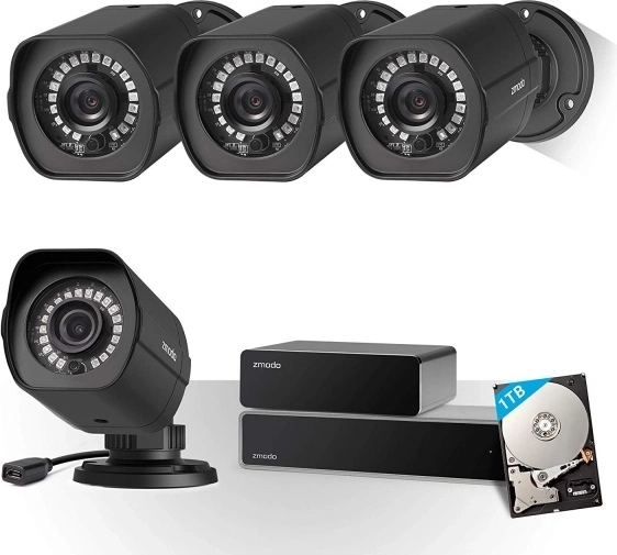 Zmodo set kamernog sustava 4× 1080p s NVR-om i 1 TB diskom
