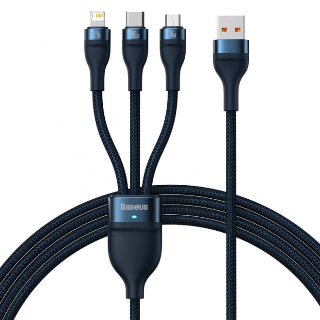 Punjač kabel Baseus 3u1 s brzim punjenjem