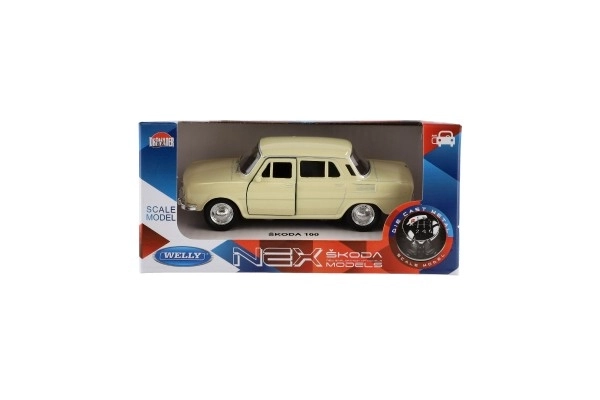 Auto Welly Škoda 100 metal/plastika 11cm 1:34 slobodan hod mogućnost 4 boje 15x7x7cm