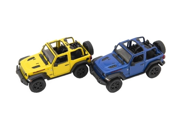 Metalni model Jeep Wrangler 2018 s otvorenim krovom