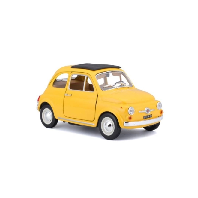 Bburago model automobila Fiat 500 F 1965 žuti 1:24