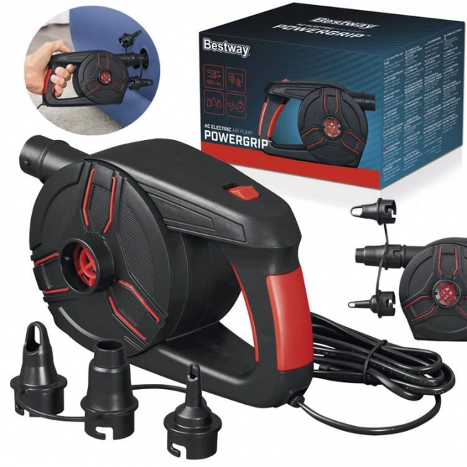 Bestway praktična električna pumpa PowerGrip 3 adaptera 62258