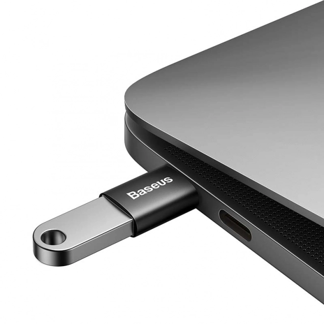 Adapter Baseus Ingenuity USB-C to USB-A OTG crni