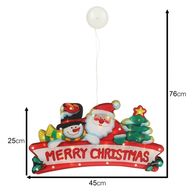Božićna LED dekoracija Merry Christmas 45 cm