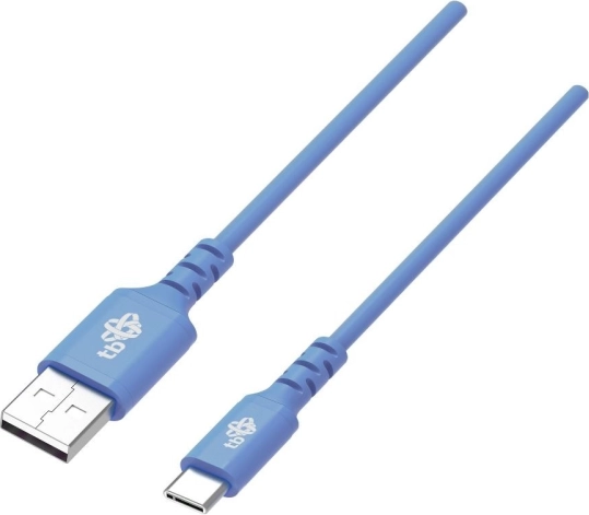 Silikonski USB–USB‑C kabel 1 m plavi s podrškom za Quick Charge