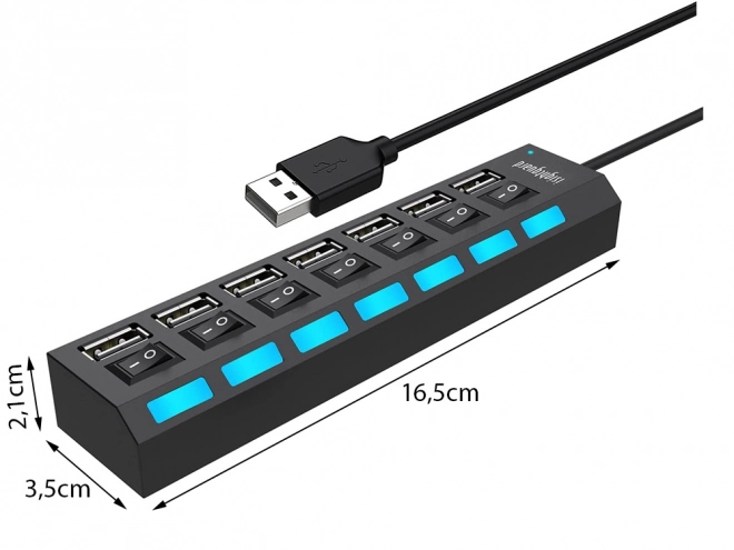 Razdjelnik USB portova 7x 2.0