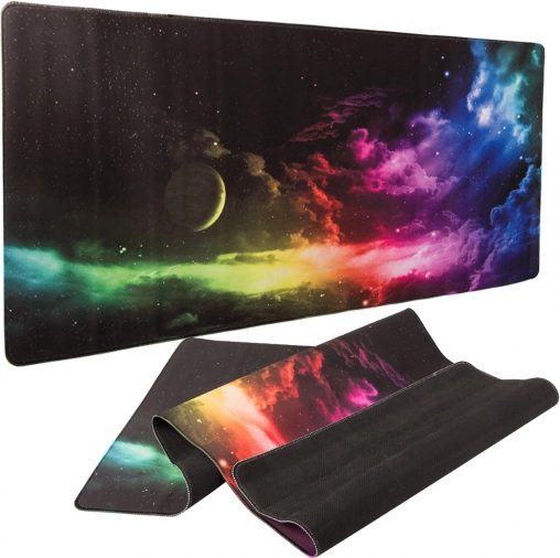 Gaming podloga za miš XXL 80 × 30 cm s motivom galaksije