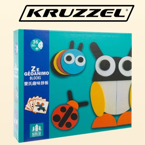 Drvene puzzle Kruzzel 22426