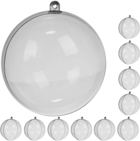 Prozirne sklopive kugle 10 cm, set 10 kom RUHHY