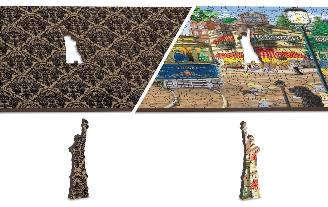 Drvene puzzle viktorijanska ulica 2u1