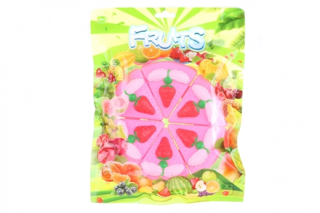 Plastična torta s nožem