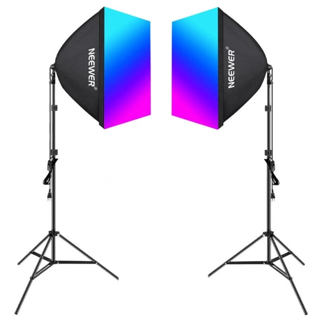 Set Neewer NK800 s dvostrukim softboxima i RGB žaruljama