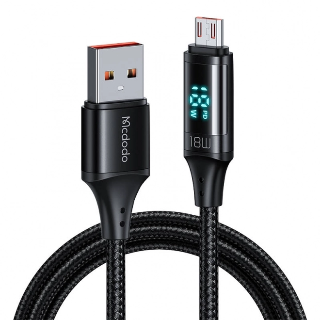 Kabel Mcdodo CA-1070 USB na Micro USB, 3A, 1,2 m (crna)