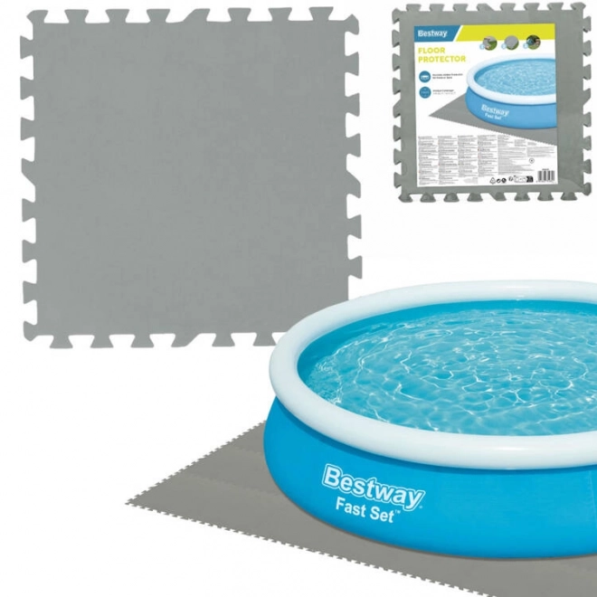 Bestway pjenasta podloga ispod bazena siva