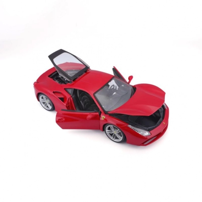 Metalni auto Ferrari 488 GTB crveno