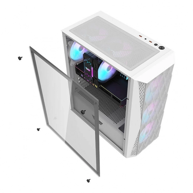 Računalno kućište Darkflash DK352 Mesh bijela