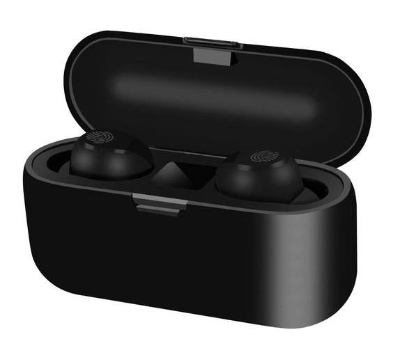 Bluetooth bežične slušalice - crne + powerbanka