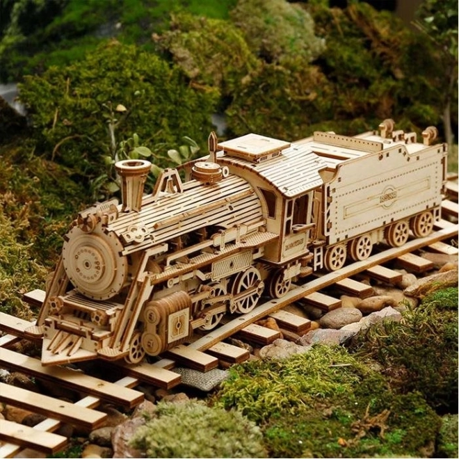 Lokomotiva - Parni Express - 3D drvene puzzle