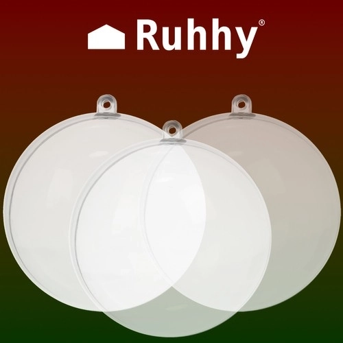 Prozirni ukrasi 10cm - set 5kom Ruhhy 22276