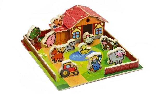 3D drvena farma Moje prve životinje - 28 dijelova