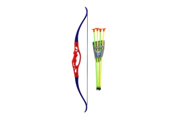 Luk+4 strelice s usisnim čašicama plast 57cm na kartonu