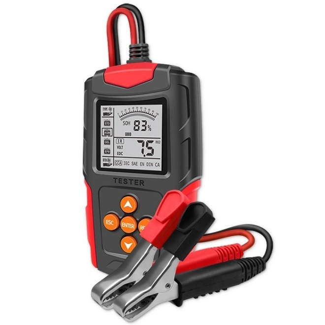 Digitalni tester baterija s LCD zaslonom | 12V | 24V | 3Ah-200Ah