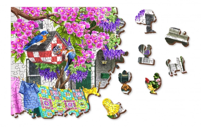 Drvene puzzle Seoski vrt od WOODEN CITY