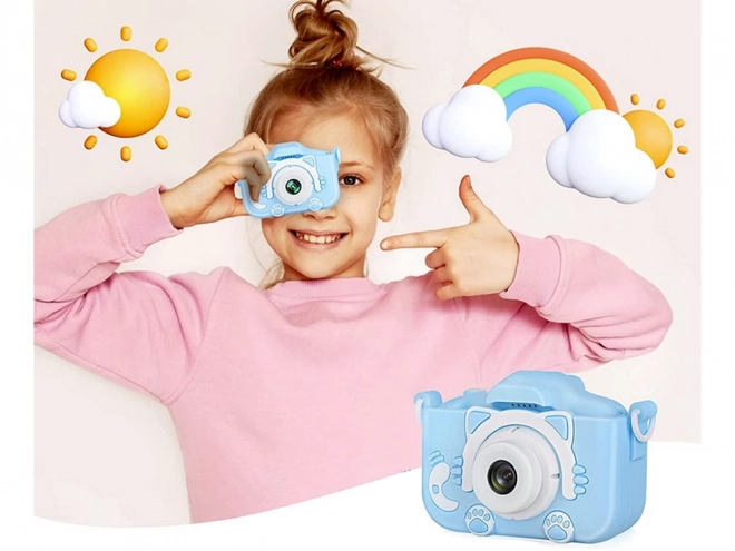 Digitalni fotoaparat za djecu s mačkom