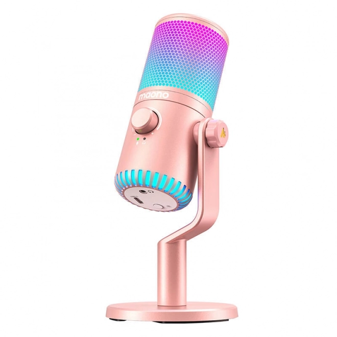 Ružičasti mikrofon Maono DM30RGB