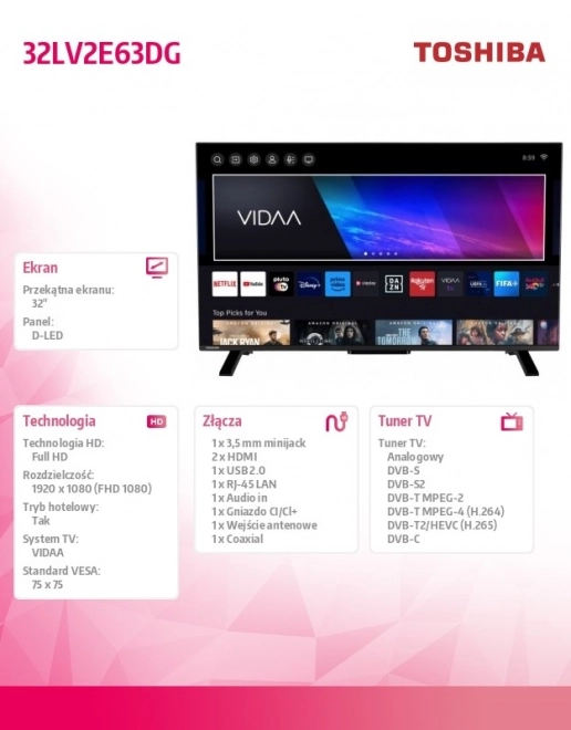 LED Televizor 32 inča