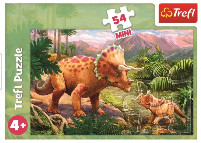 Minipuzzle Dinosauri s 54 komada