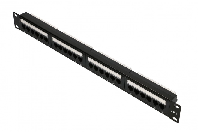 Patchpanel 24 porta Cat6 UTP V2