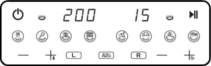Snažno zagrijavanje i 8 programa