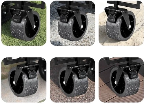 Široki kotači 360° s kočnicom za svaki teren