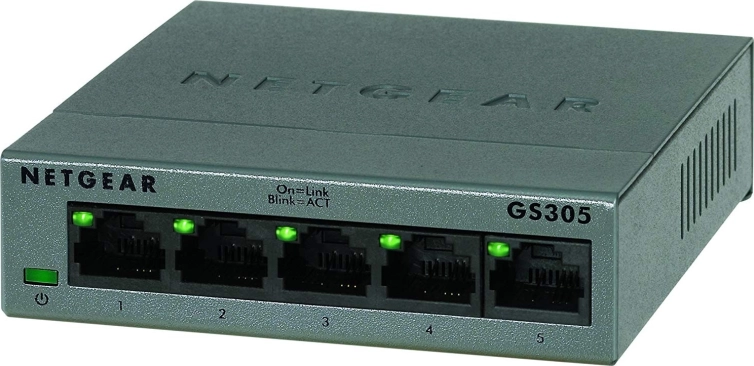 Neupravljani Netgear prekidač s 5 portova