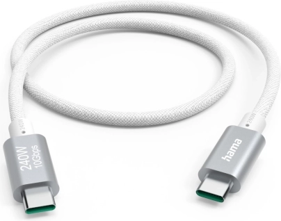 Hama punjački i podatkovni kabel USB‑C na USB‑C 240 W