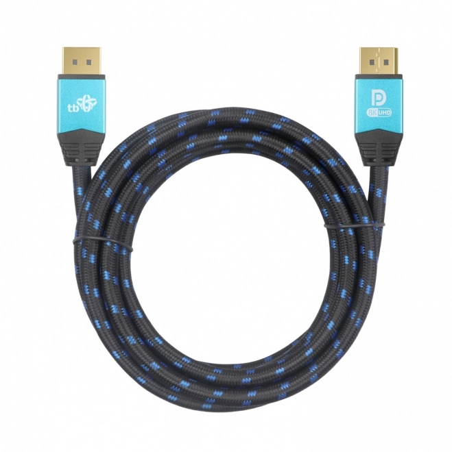 DisplayPort kabel 8K UHD s plavim konektorima 2 m
