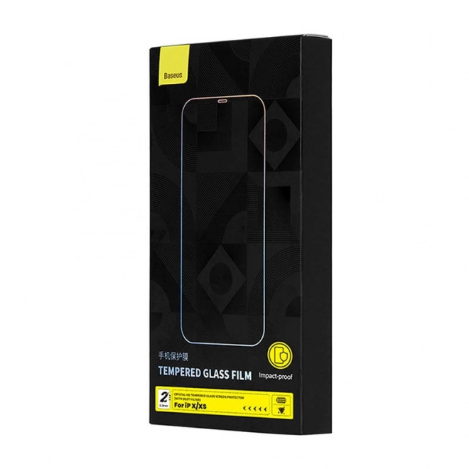 Baseus Crystal kaljeno staklo 0,3 mm za iPhone X/XS