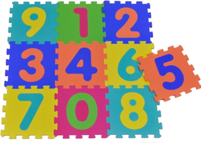 Pjenaste puzzle s brojevima za djecu