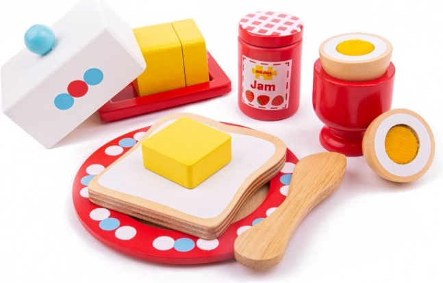 Drveni set Doručak od Bigjigs Toys